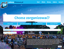 Tablet Screenshot of pokazyfilmowe.pl